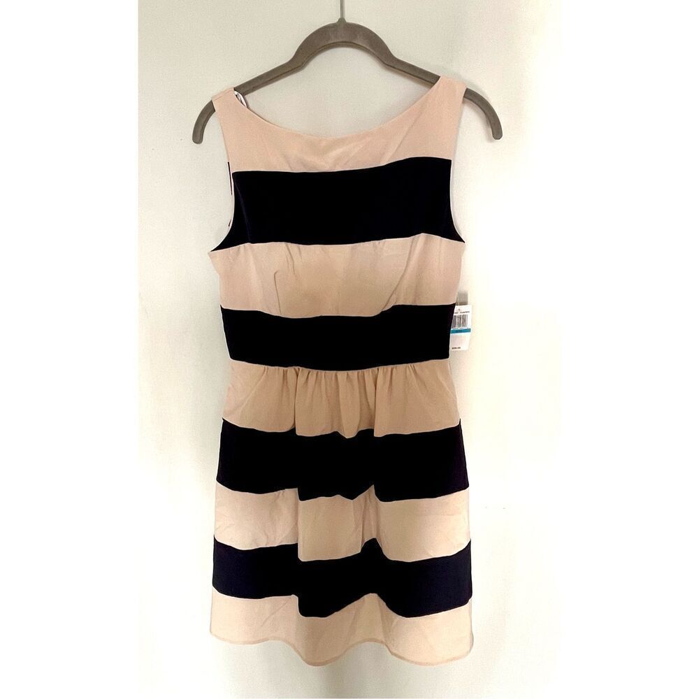 B. Darlin stripped navy cream dress new with tags! Size 9/10